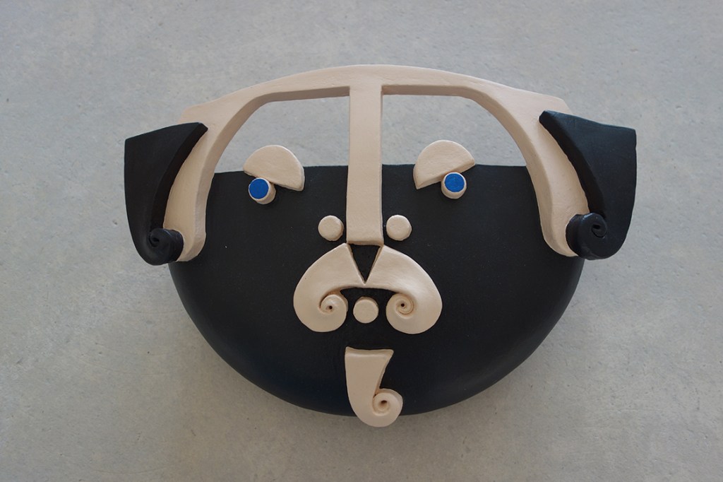 Edith Guillaume, Masque Terre cuite, pièce unique